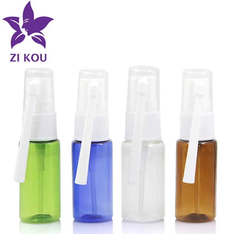 

Hot-selling high-end low-cost travel 1pcs Free Shipping 15ml round clear plastic nasal spray bottle bottle Cosmetics