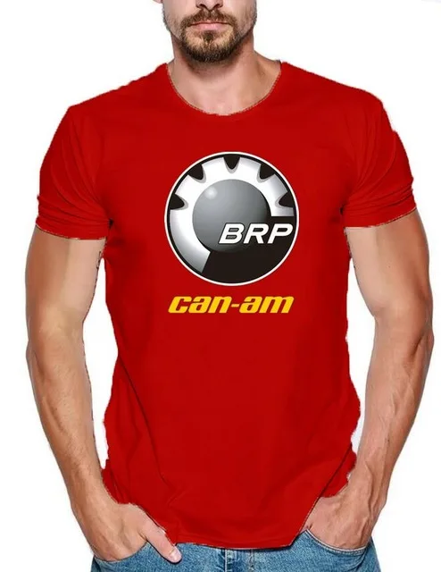 2019 Men Print TShirt Mens Short NEW Can-Am T-shirt summer short-sleeved tshirt CAN-AM BRP cool T-Shirt X |