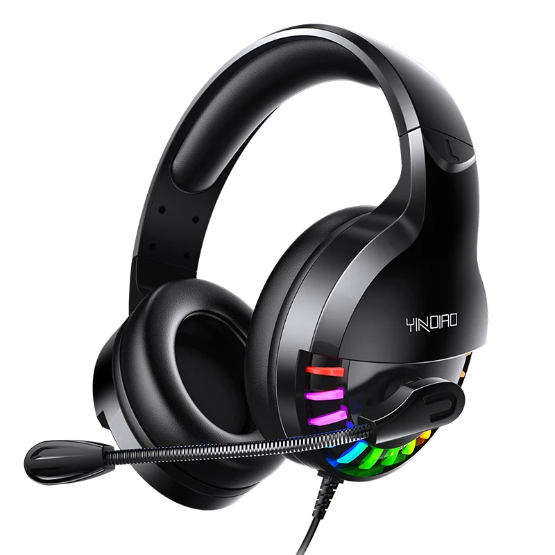Игровая гарнитура Gamer 7 1 Surround Sound USB 3 5 мм Проводные RGB светильник Игровые наушники