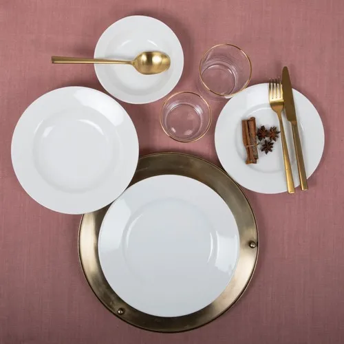 

Are produced in Gural Porcelain Are Produced In Gural 24 Piece Clover Dinnerware Set