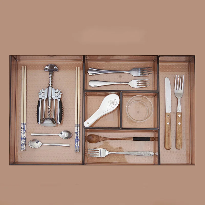 

Storage Drawer Storage Box Kitchen Drawer Storage Box Drawer Make Up Brush Holder Storage Egg ​tableware Refrigerator Organizer