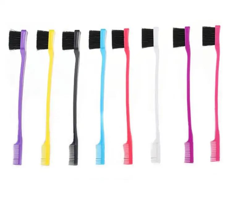 

Double Side Edge Control Hair Comb Hair Styling Hair Brush Random Color Makeup Tools