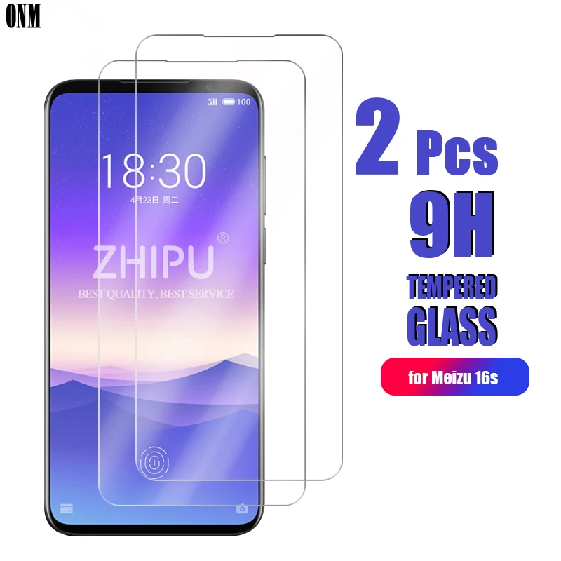 Закаленное стекло для Meizu 16S Pro M10 16 16XS X8 2 шт. защитная пленка премиум класса Note 8
