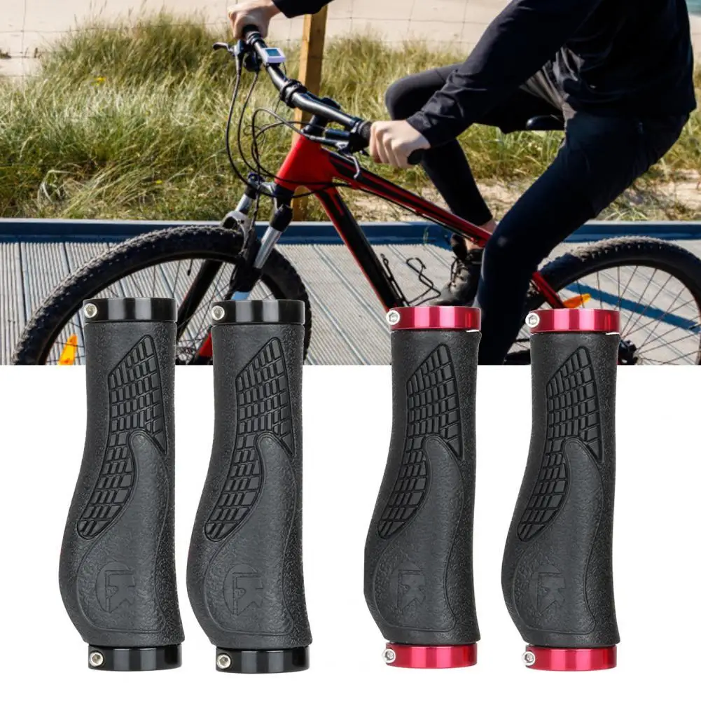 

Double Lock-on High-quality Aluminium Alloy Bike Handlebar Grips Shock-Absorbing Cycling Equipment