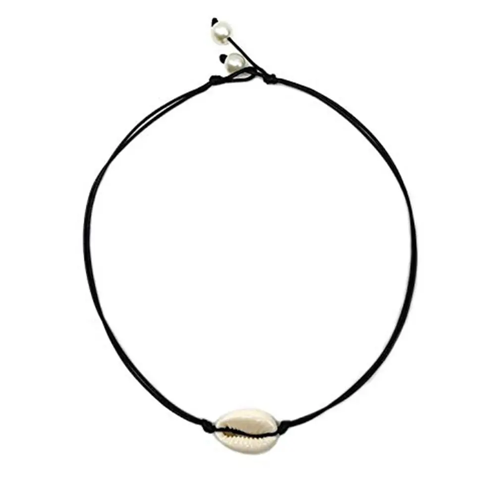 Женское Ожерелье в стиле бохо Пляжное ожерелье с морской ракушкой и