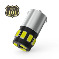 route101 p21w led ba15s 1156 12v stop brake tail rear fog signal light bulbs on cars r5w r10w 5007 5008 lamps auto accessories