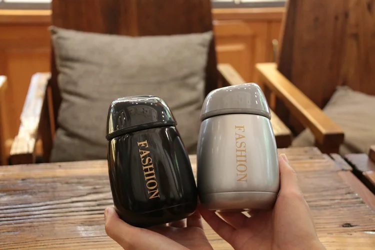 Новый дизайн двойные стенки термосы из нержавеющей стали 260 мл термос чашка для