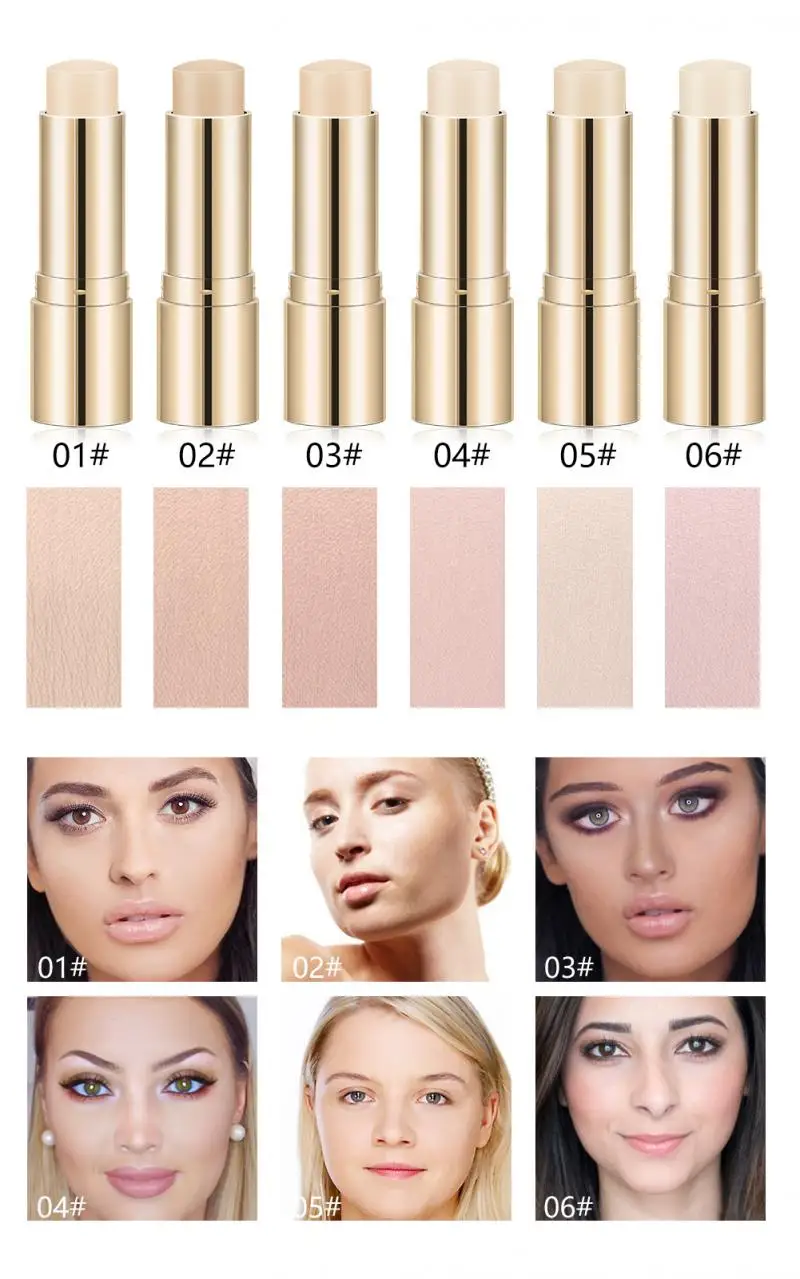 Miss Rose, основа для макияжа лица, полное покрытие, контур, восстанавливающий консилер, крем, основа, Праймер, увлажняющий крем, маскирующая палочка, TSLM1