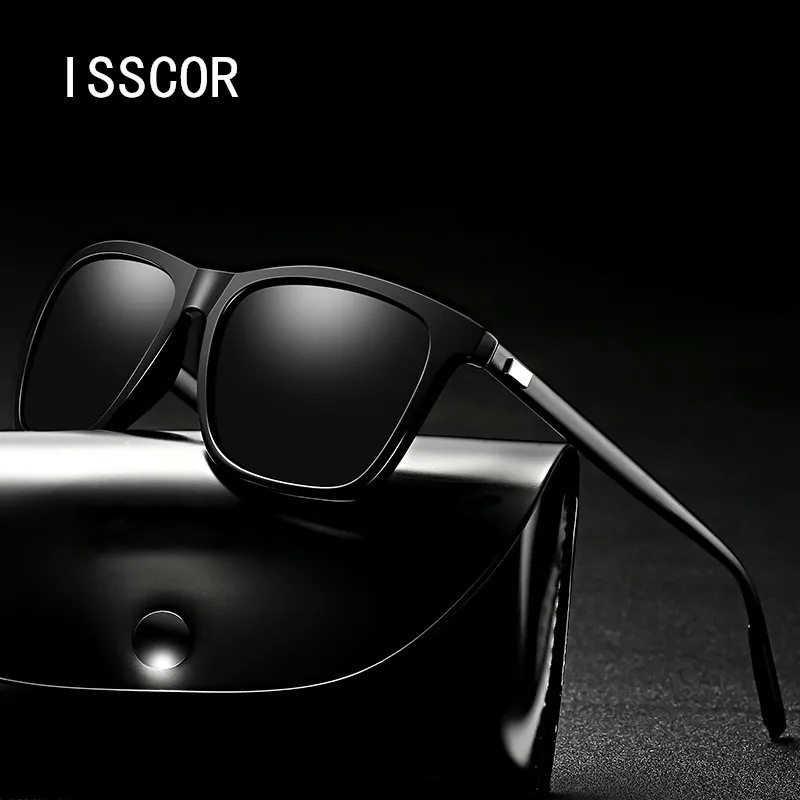 Фирменный дизайн мужские солнцезащитные очки для вождения квадратная оправа