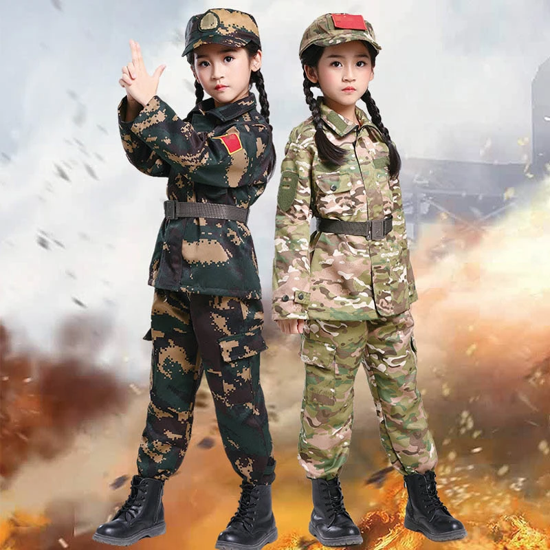 Костюм Камуфляжный детский для мальчиков и девочек тактическая сценическая