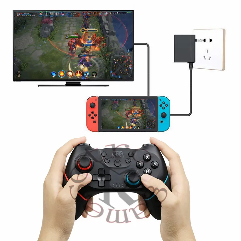Для Nintendo Switch Pro NS-переключатель Pro геймпад Беспроводной-Bluetooth геймпад игровой джойстик контроллер с 6-осевым ручка