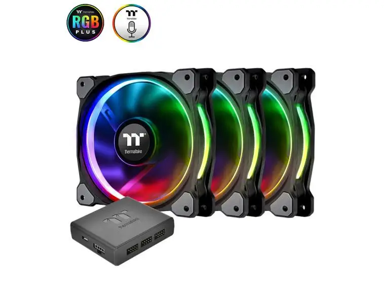 Tt(Thermaltake)Riing Plus 14 светодиодный RGB вентилятор шасси (14 см/16 8 млн