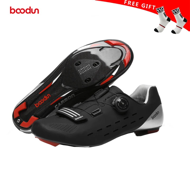 Boodun Ультралегкая велосипедная обувь из углеродного волокна дышащая для езды на