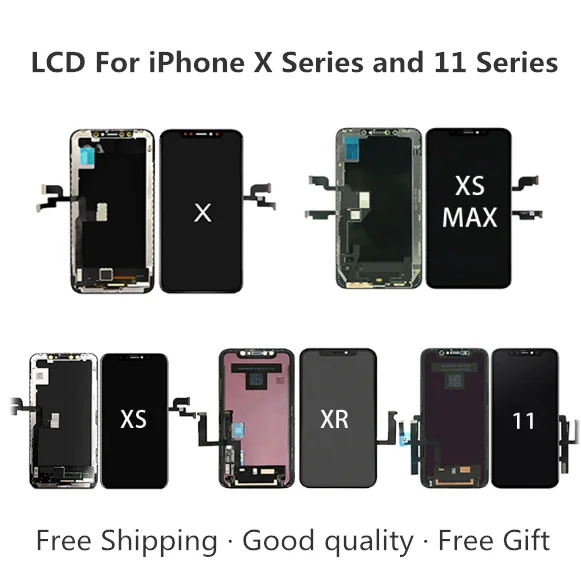 

Screen Pantalla LCD HE ZY Oled Incell Display Free Shipping For iPhone X XS Xsmax Xr Touch Screen Assembly For iPhone11 Pro Max