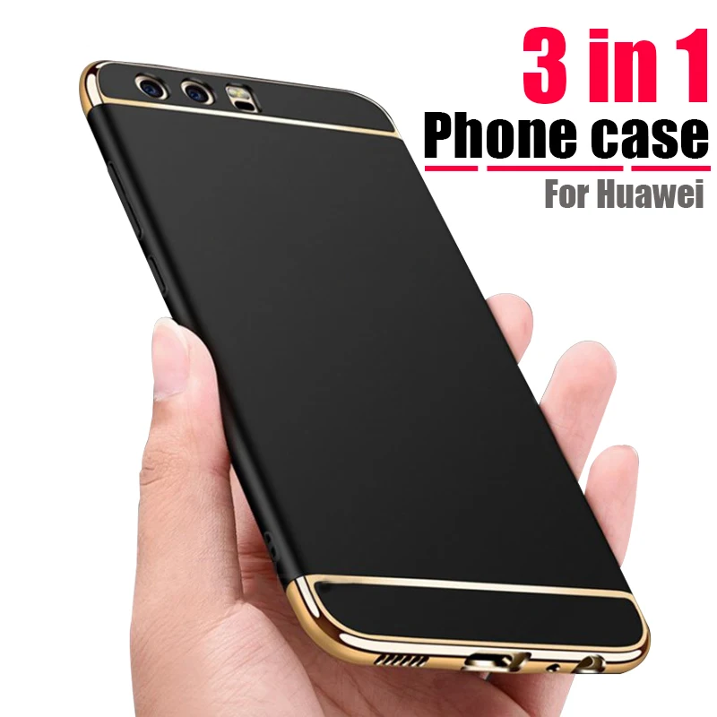 Роскошный чехол с полным покрытием 360 градусов для телефона Huawei P9 P10 P20 Pro P30 Lite P40 Mate