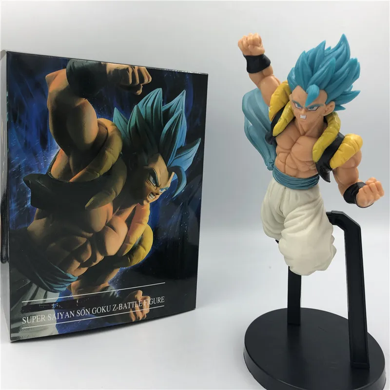 Фильм Ver. Dragon Ball Z Gogeta голубые волосы против супер броли конечный солдат DBZ Гоку Вегета Супер Саян фигурка 20 см