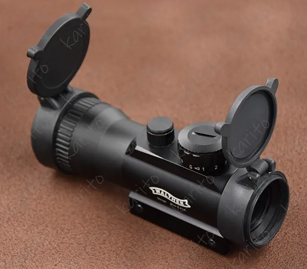 Walther 2x42 красная точка прицел для 20 мм Пикатинни Крепление Передняя и задняя
