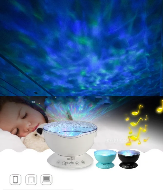 Светодиодный проектор звездного неба Star Galaxy Музыкальный с Bluetooth ночник для