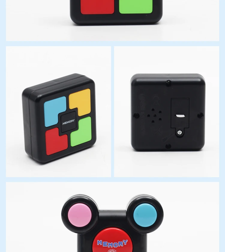 Память игры огни и звук Повторите мой мигающий Souptoys тренировки памяти электронная консоль головоломки антистрессовая игрушка