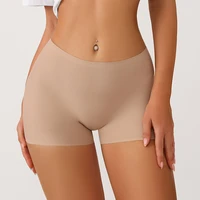 women safety pants anti wear pants seamless belly panties ice silk breathable no hemming comfortable leggings