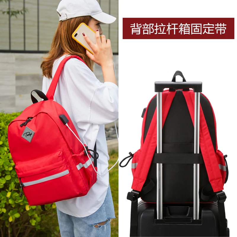 Водонепроницаемые женские рюкзаки с usb-зарядкой школьные сумки для студентов и