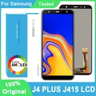 ЖК-дисплей для Samsung Galaxy J4 + 100%, J4 Plus, J415, J415F, J410, 6,0 оригинал, 2018 дюйма, IPS, сенсорный экран, запчасти для ремонта