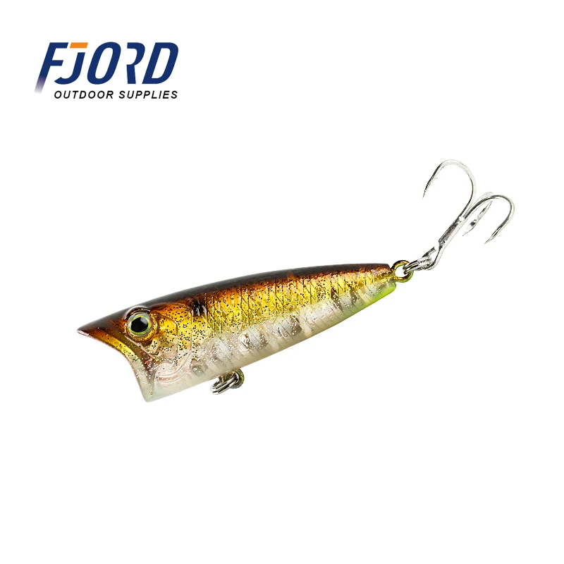 FJORD Popper рыболовная приманка 60 мм 9 г жесткая Walk The Dog безливная Topwater рыболовные