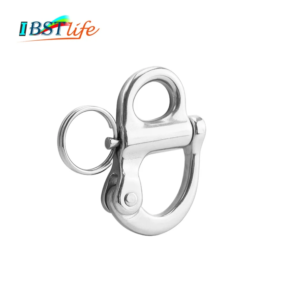 

stainless steel 316 Rigging Sailing Fixed Bail Snap Shackle Fixed Eye snap hook sailboat Sailing Boat Yacht Outdoor Living