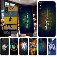 penghuwan counter strike cs go game soft silicone black phone case for iphone 11 pro xs max 8 7 6 6s plus x 5s se xr case