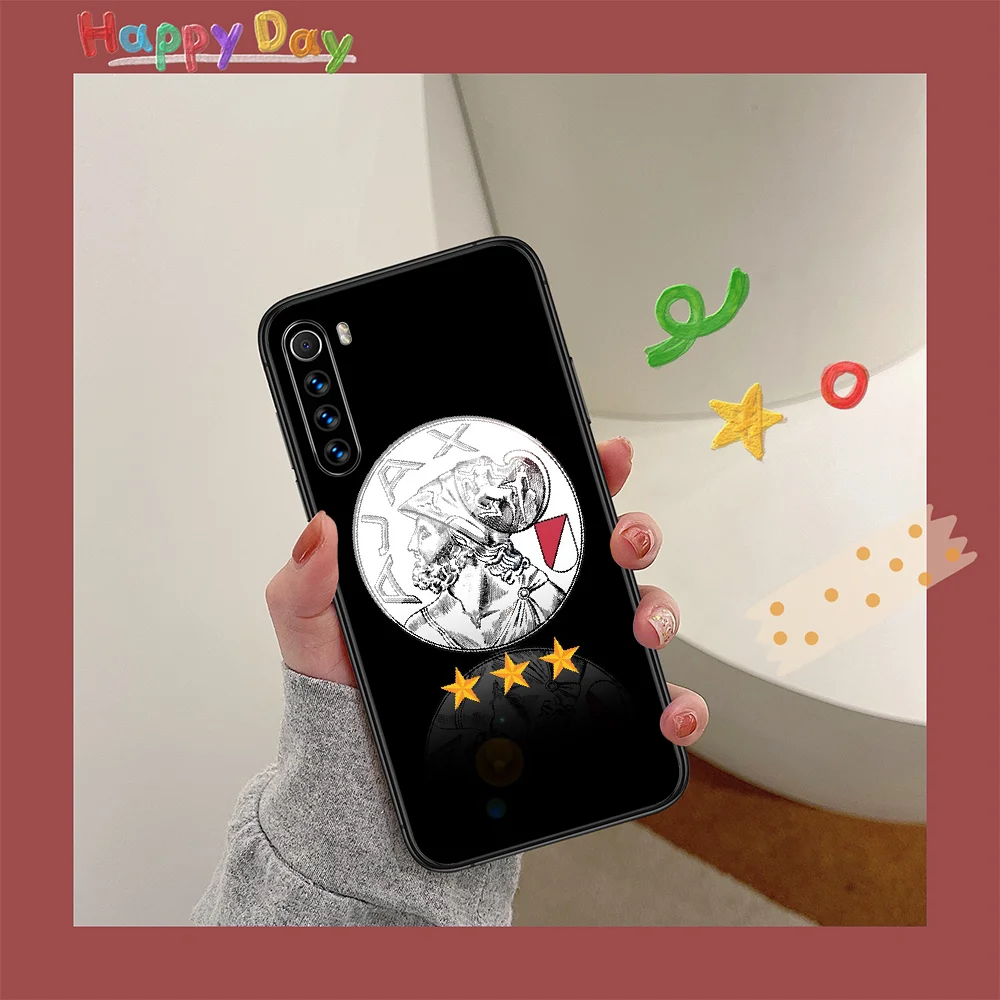 

Ajax Team Hard Phone Case For XIAOMI Redmi Note 5 7 8 T 9 6A 7A 8A 9S K 20 30 Pro black Waterproof Silicone Cover Luxury Coque