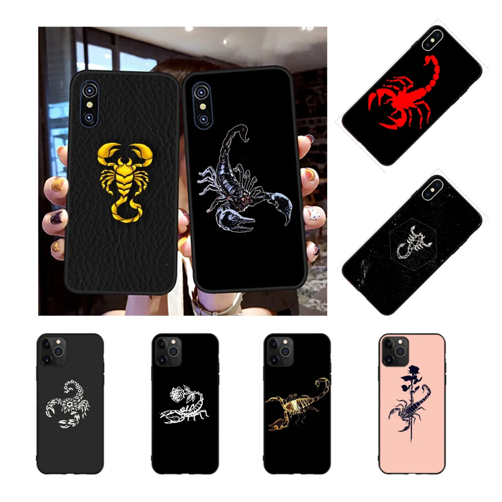 Мягкий чехол для телефона NBDRUICAI с изображением животных крабов скорпионов фото