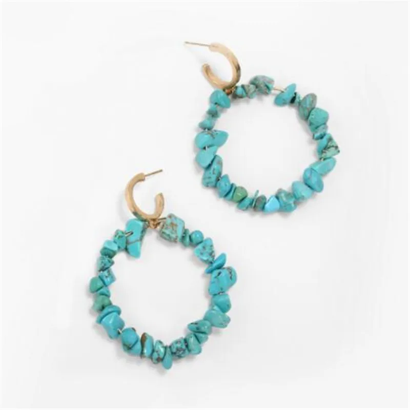 Женские Винтажные висячие серьги WKOUD ручной работы модные ювелирные изделия