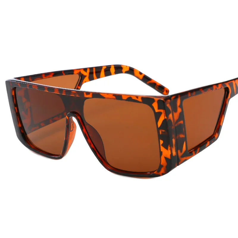 Мужские солнцезащитные очки в стиле стимпанк с большой оправой большие модные