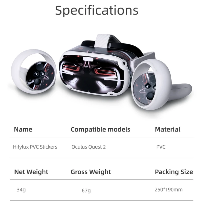 Наклейки Защитная пленка для гарнитуры Oculus Quest 2 VR | Электроника