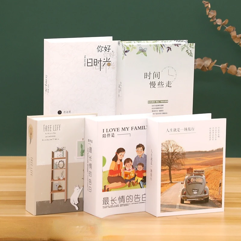 

6 Inch Small Photo Album 4D Interstitial Children's Growth Album Baby Family Scrapbooking Albums Wedding DIY Craft Photo Storage