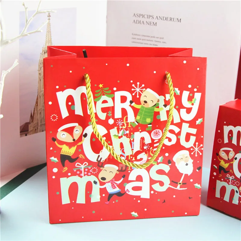 10 шт. красная шоколадная конфетная Подарочная сумка каваи картонная коробка для