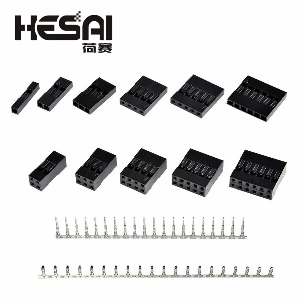 620 шт. кабель Dupont джампер контактный разъем набор для корпуса обжимные контакты +