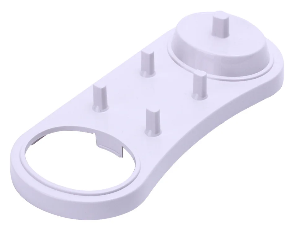 Электрический держатель для зубных щеток подставка поддержка белая Зубная щетка