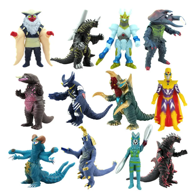 Новинка труба мягкая резина Ultraman Monster Gomora модель фигурка Красный король