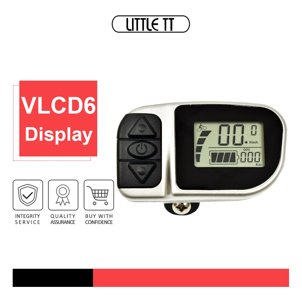 

Electric Bicycle Display VLCD6 For Tongsheng TSDZ2 Mid Drive Motor LCD Display Multifunctional Ebike Center Motor Accessories