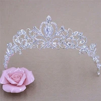 women girls rhinestone crystal headband tiaras and crowns hair band bride wedding hair accessories