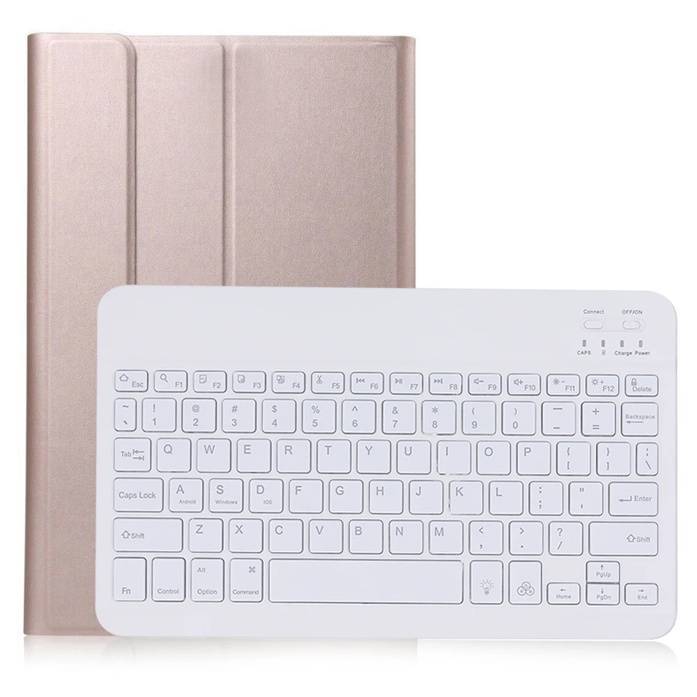 keyboard case Чехол для samsung Galaxy Tab A 8,0 S-Pen SM-T290 SM-T295 планшет из искусственной кожи беспроводной Bluetooth светодиодный светильник чехол для клавиатуры+ ручка - Цвет: keyboard case