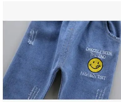 Новинка 2016 года Классические мягкие джинсы для маленьких девочек сезон весна