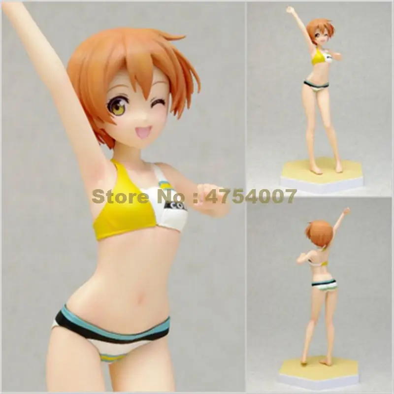 Аниме love live hoshizora Рин в бикини купальник ПВХ экшн фигурка Коллекционная модель