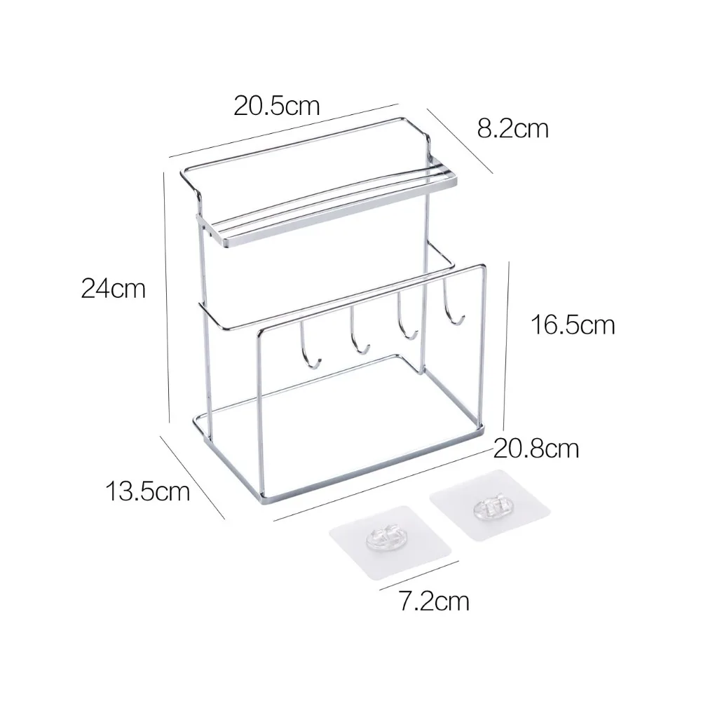 

Punch-free wall-mounted cutting board storage rack kitchen knife shelf pot lid rack knife rack kitchen utensil rack