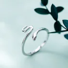 Женское Винтажное кольцо в виде змеи на фаланги, праздничное кольцо в стиле бохо, ювелирное изделие в стиле панк, открытое коктейльное кольцо в виде змеи