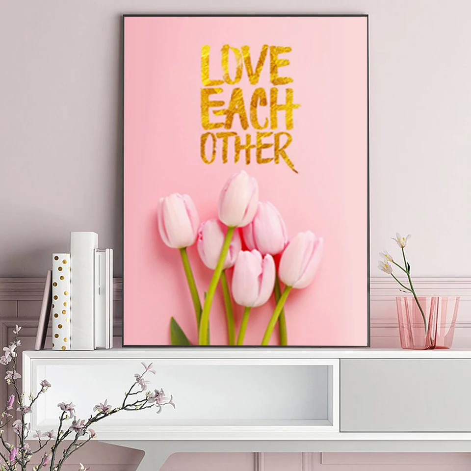 Картина для девичьего сердца розовые растения и украшения дома