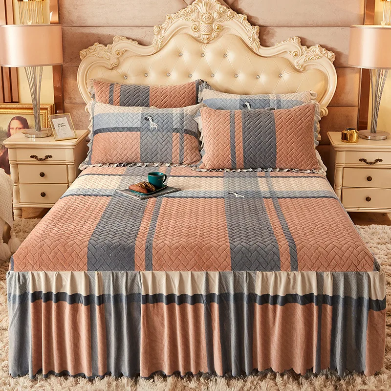 Осенне-зимняя детская замшевая латексная юбка-кровать комплект из 3 предметов |