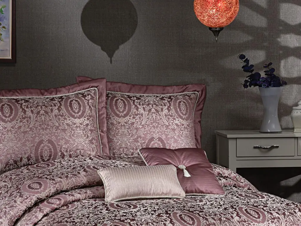 

Linda Double Bed Cover Set Dirty Pink