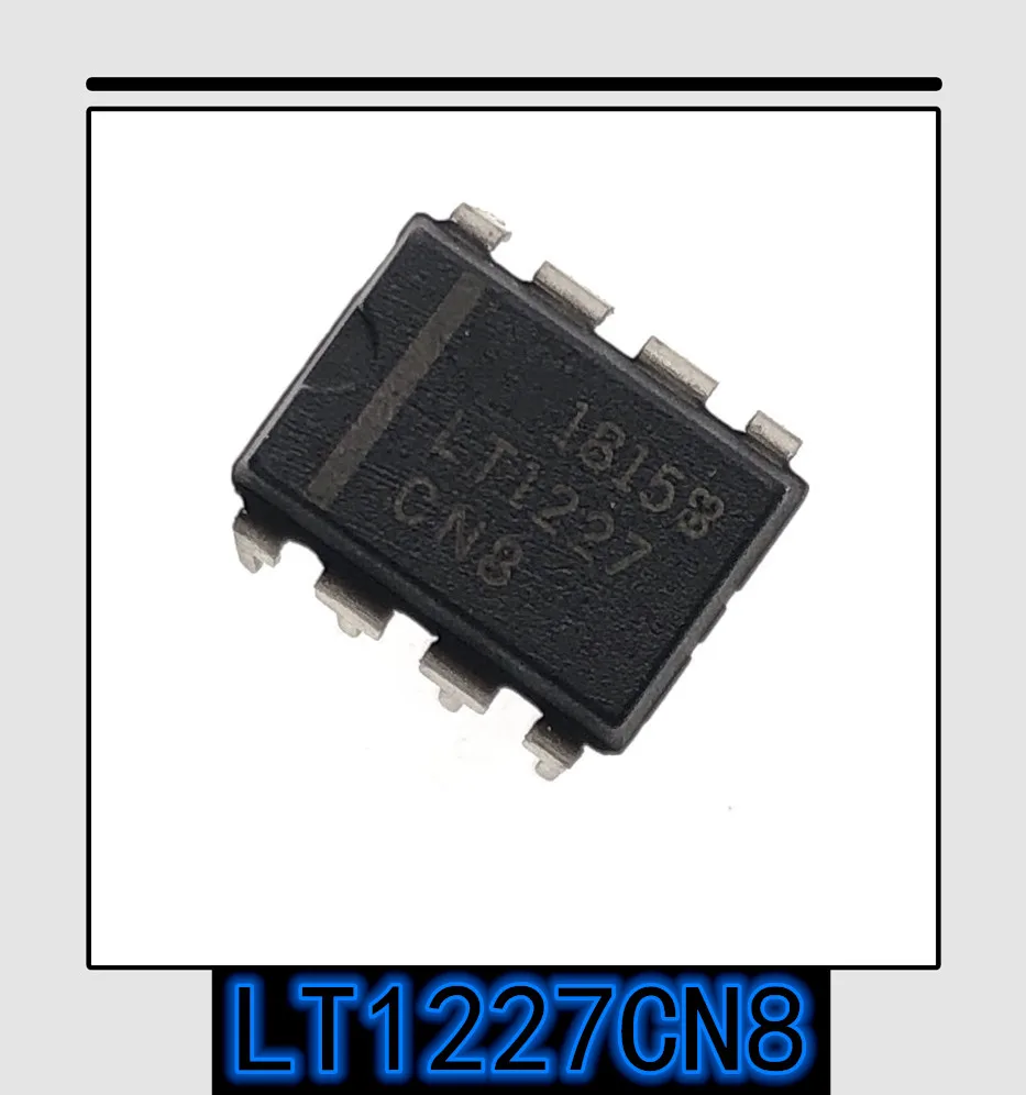 5 шт.-50 шт. новый оригинальный аутентичный чип усилителя LT1227CN8 DIP-8 LT1227 DIP8 |